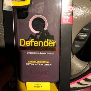 Purple otter box iPhone X